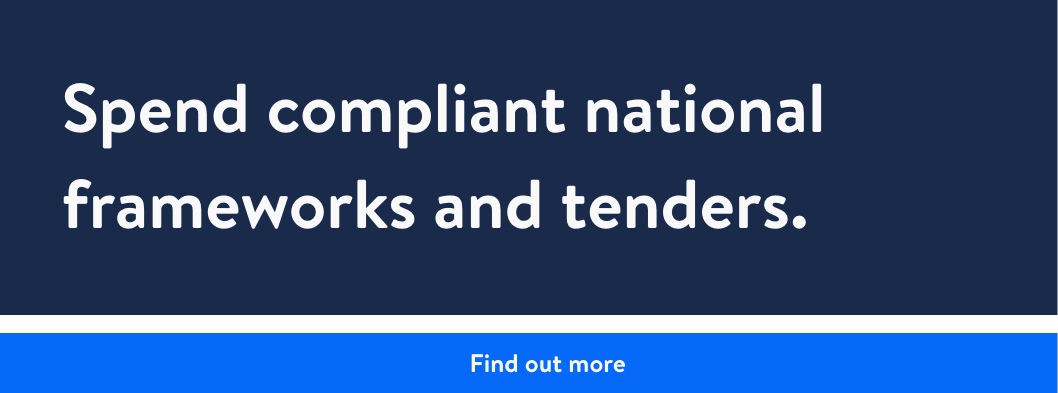 Spend compliant national frameworks and contracts