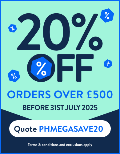 20% off orders over £500