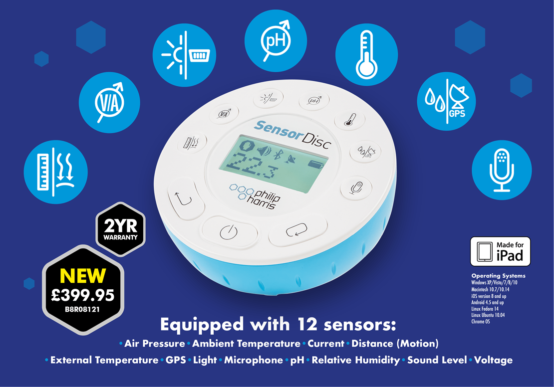 Equipped with 12 sensors