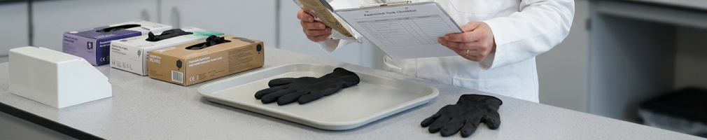 Gloves for a secondary school science laboratory