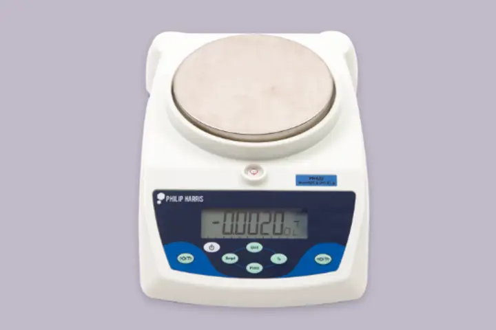 Calibrate and electronic balance